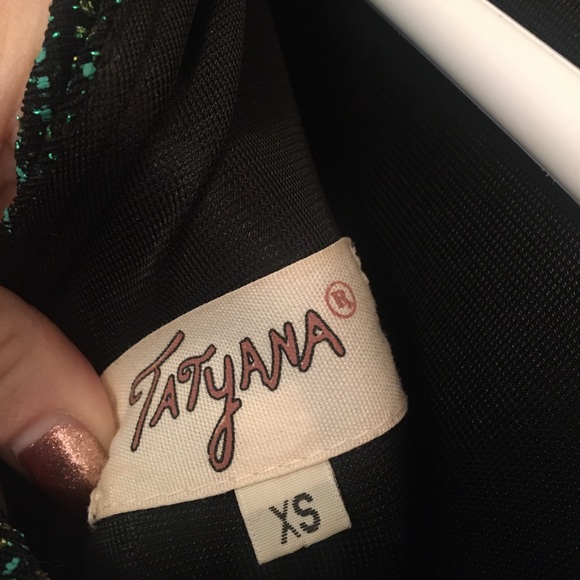 Tatyana Green Dazzle Sparky Cocktail Dress - Picture 5 of 5